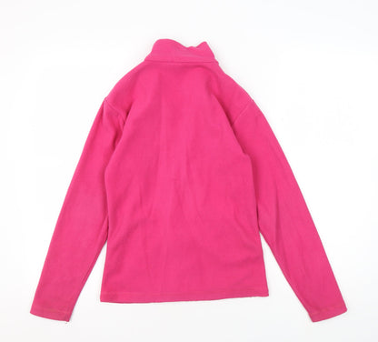 Gelert Girls Pink Fleece Jacket, 11-12 Years, Full Zip, Activewear