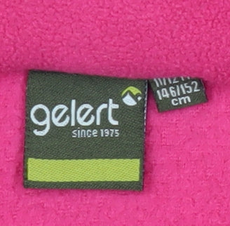 Gelert Girls Pink Fleece Jacket, 11-12 Years, Full Zip, Activewear
