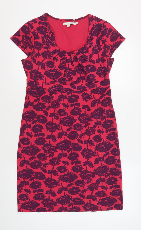 Boden Women's Multicoloured Floral Sheath Dress M