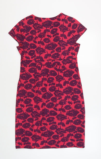 Boden Women's Multicoloured Floral Sheath Dress M