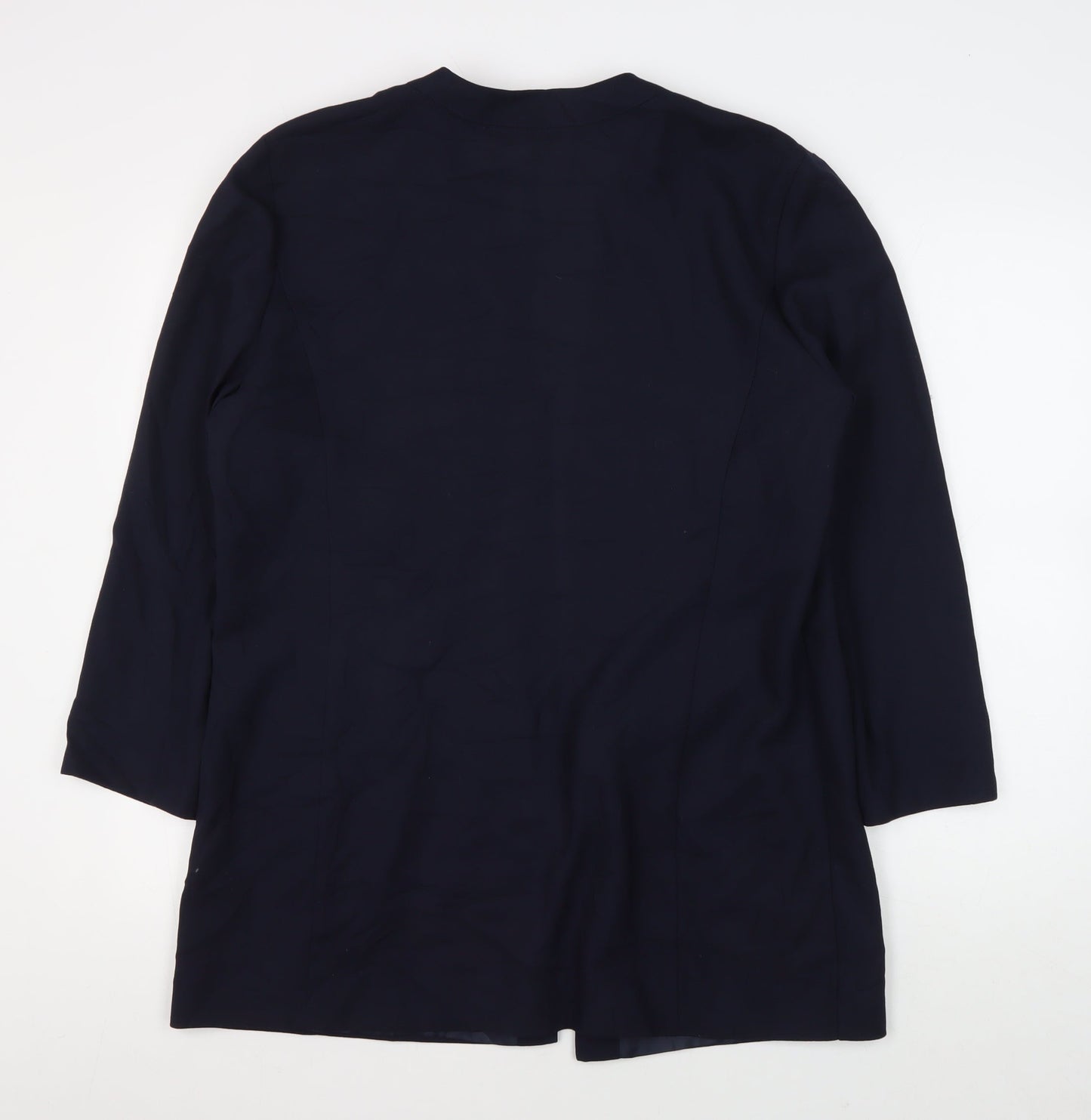 Jacques Vert Women's Black Mid-Length Coat Size 16