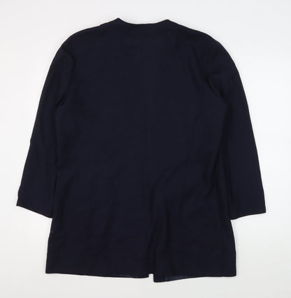 Jacques Vert Women's Black Mid-Length Coat Size 16