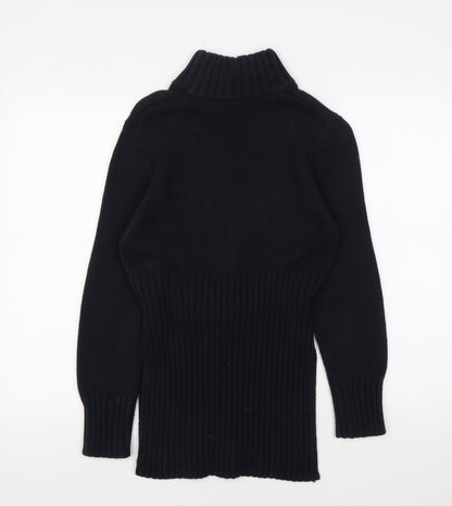 Womens UK Size S Viyella Black Pullover Jumper