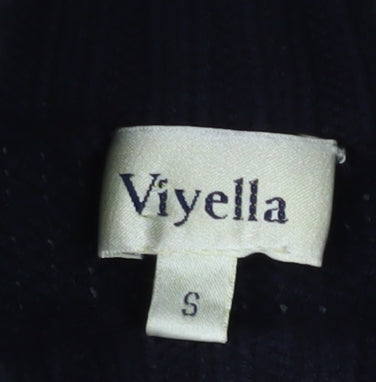 Womens UK Size S Viyella Black Pullover Jumper