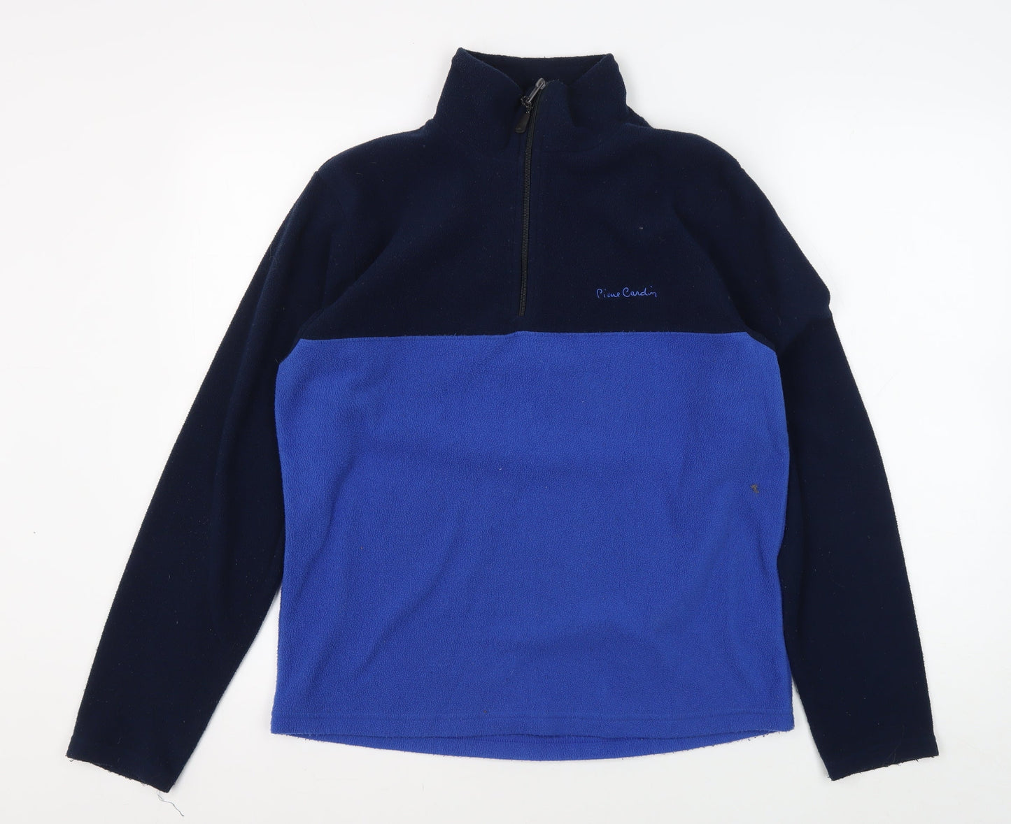 Mens UK Size S Pierre Cardin Blue Pullover Sweatshirt