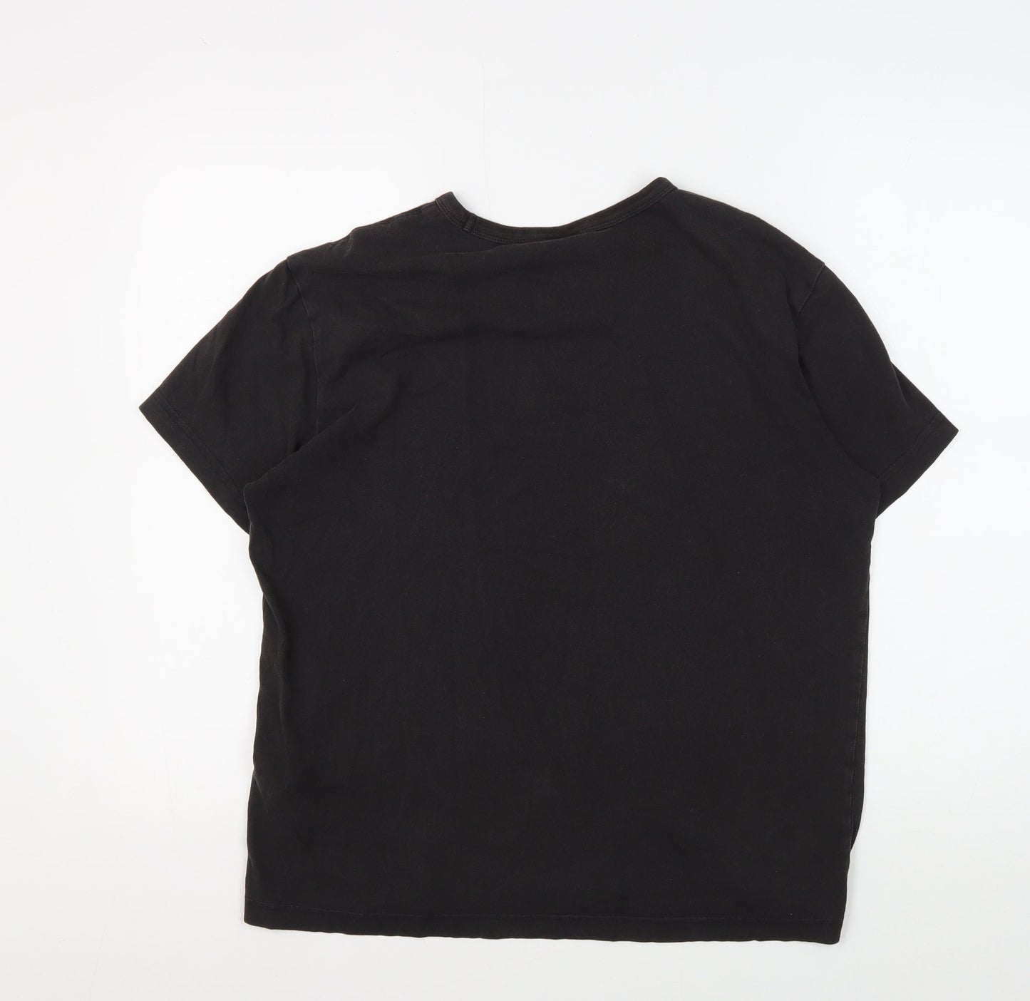 Mens UK Size S Champion Black  T-Shirt