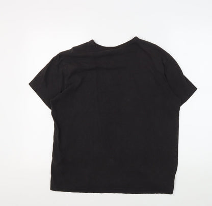 Mens UK Size S Champion Black  T-Shirt