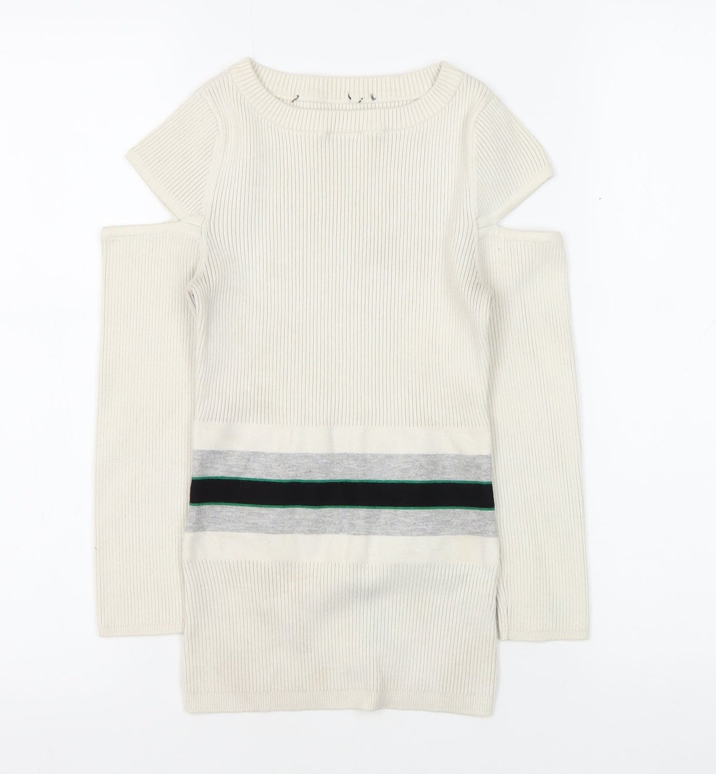 Womens UK Size XS Karen Millen Ivory Jumper Jumper