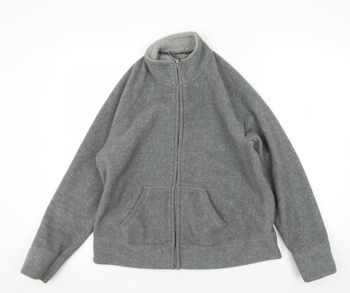 Womens UK Size 14 Marks and Spencer Grey Basic Jacket