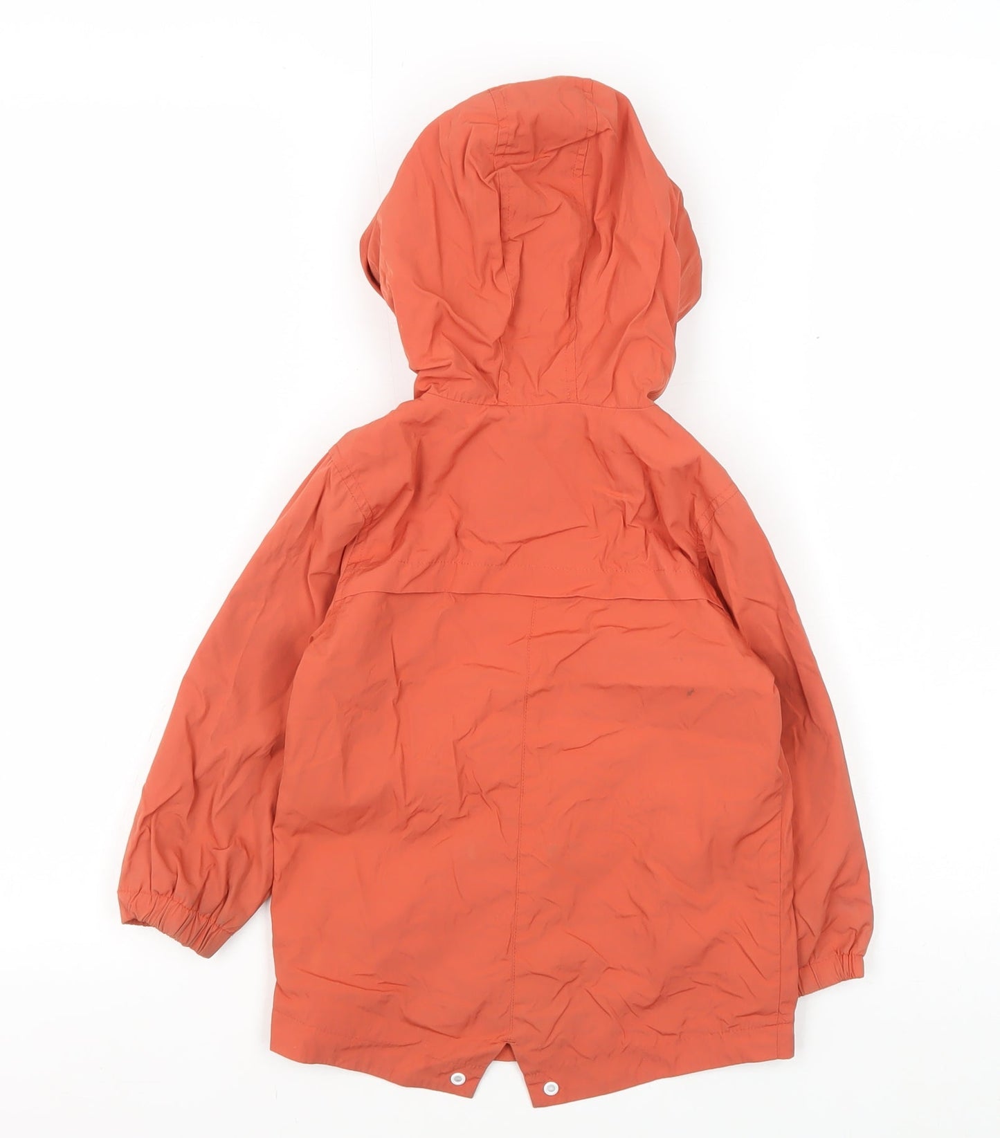 Marks and Spencer Boys Orange Hooded Jacket 2-3 Years