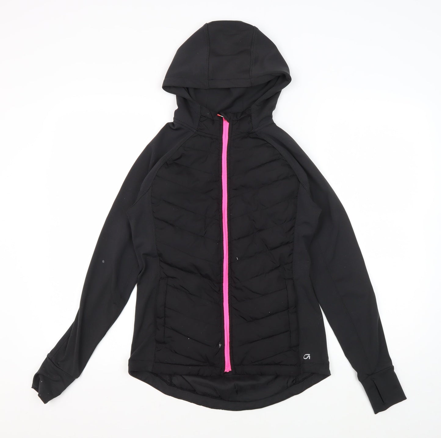 GapFit Women's Black XS Track Jacket with Hood
