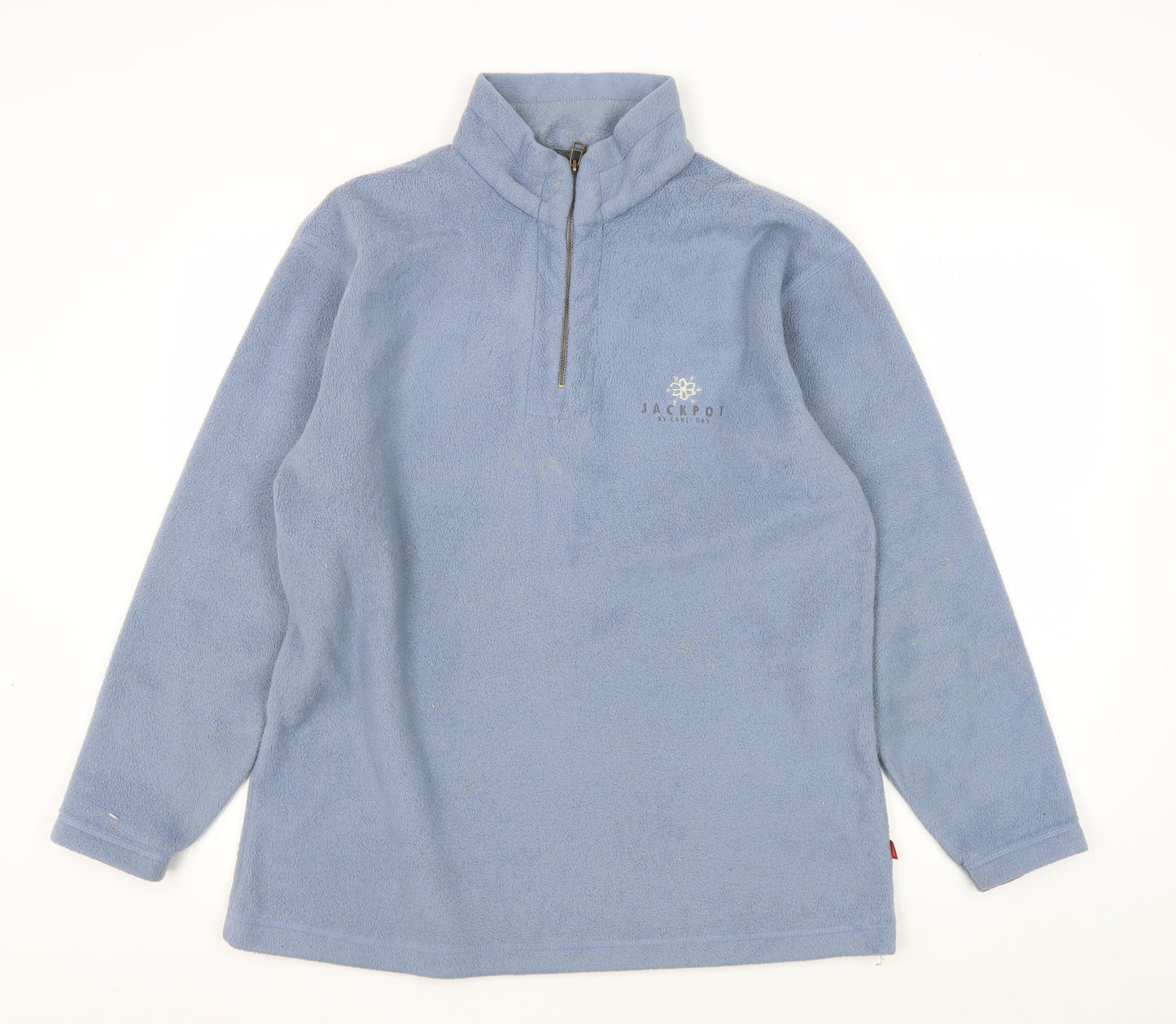Jackpot Blue Unisex Fleece Sweatshirt with Logo S