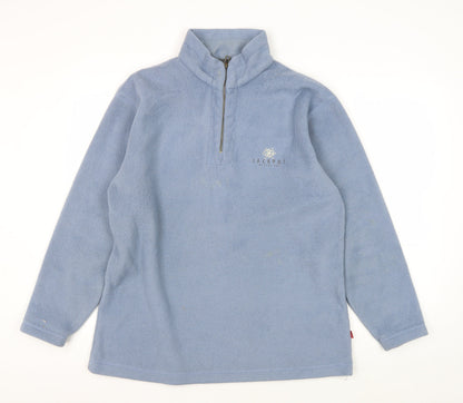 Jackpot Blue Unisex Fleece Sweatshirt with Logo S