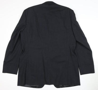 Jeff Banks Men's Black 44 Blazer - Business Travel Wool