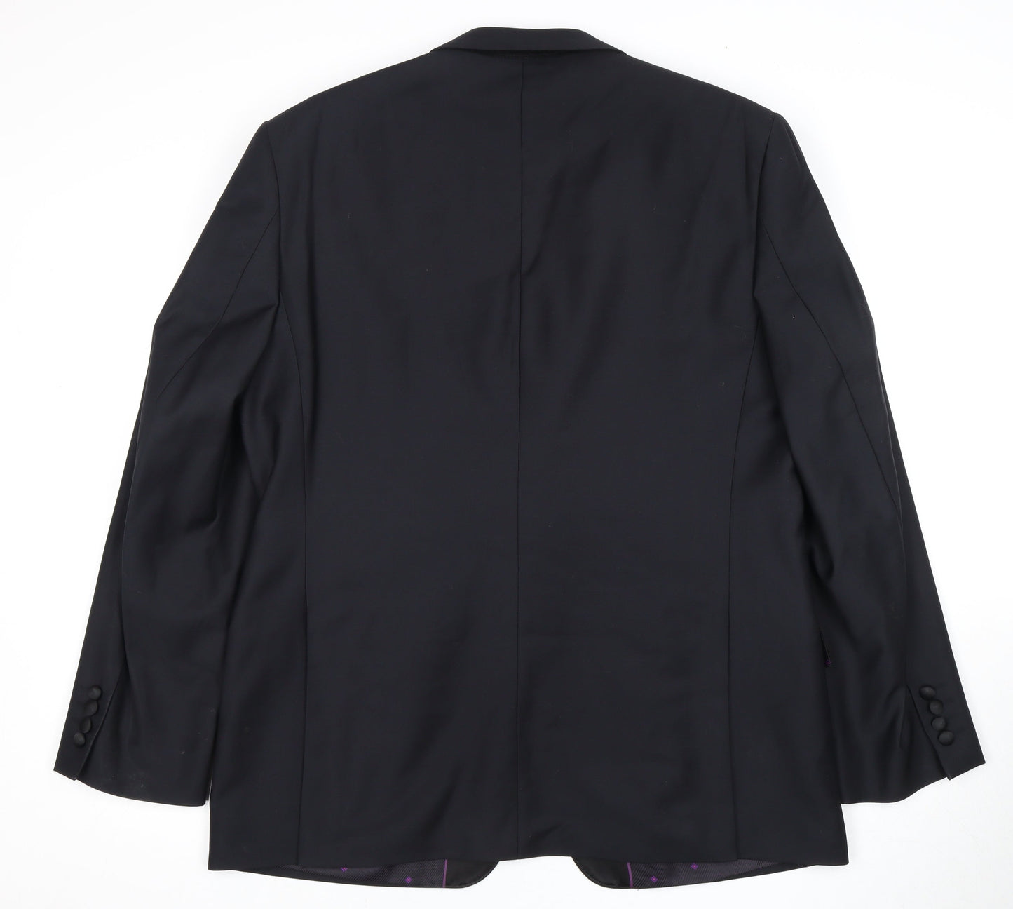 Mens UK Size 44 Daniel Hechter Regular Black Suit Tuxedo