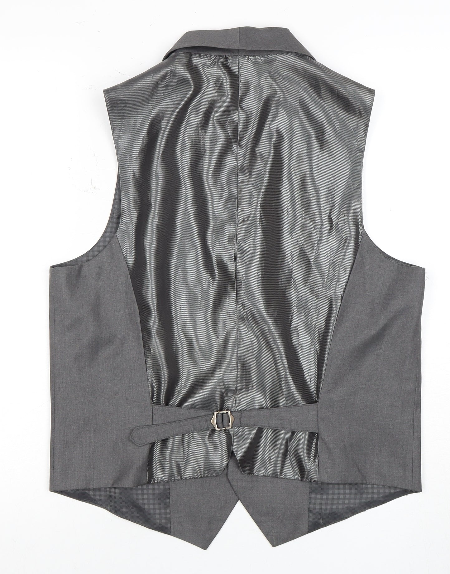 Mens UK Size M Jeff Banks Regular Grey Suit Waistcoat