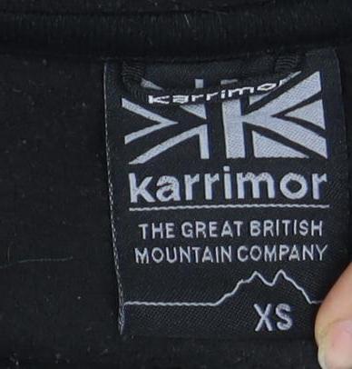 Mens UK Size XS Karrimor Black Basic Jacket