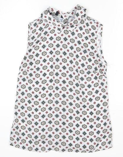 Laura Ashley Women's Multicoloured Sleeveless Top Size 8