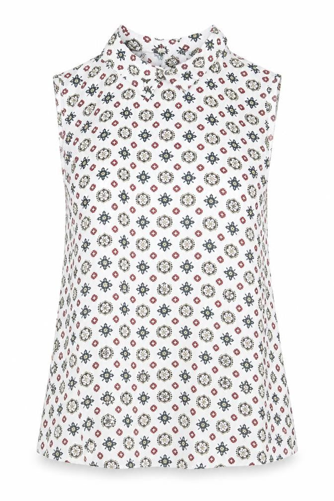 Womens UK Size 8 Laura Ashley Multicoloured Basic Blouse