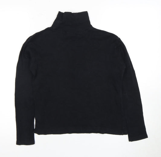 Trespass Women's Black High Neck Long Sleeve Top S