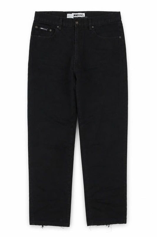 Mens UK Size 32 DKNY   Black Jeans