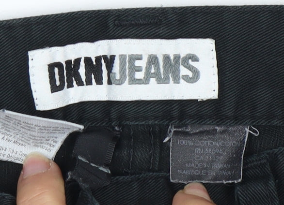 DKNY Men's Black Jeans Size 32 Cotton Denim