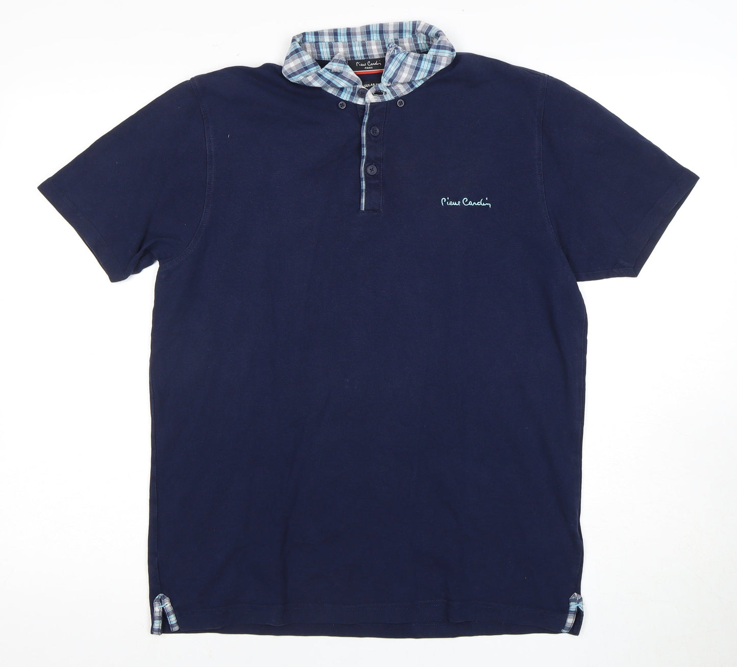 Pierre Cardin Men's Blue Polo Shirt M Regular Fit