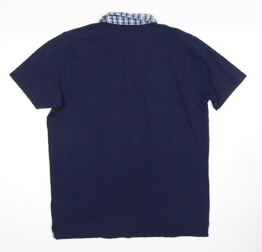 Pierre Cardin Men's Blue Polo Shirt M Regular Fit
