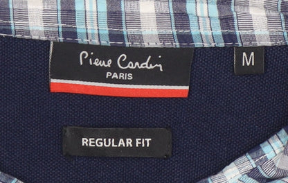 Pierre Cardin Men's Blue Polo Shirt M Regular Fit
