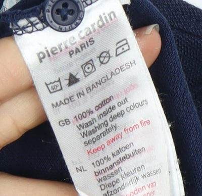 Pierre Cardin Men's Blue Polo Shirt M Regular Fit