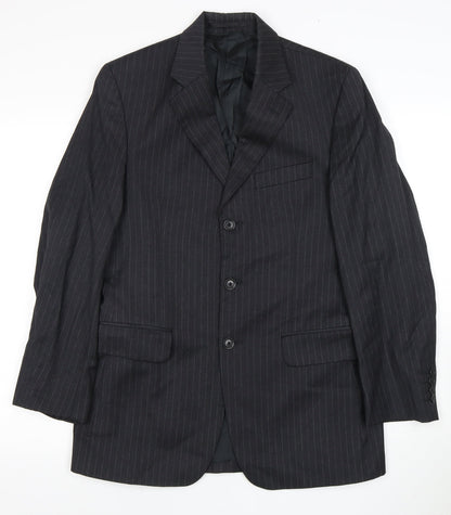 Austin Reed Men's Black Blazer Jacket 38 Regular