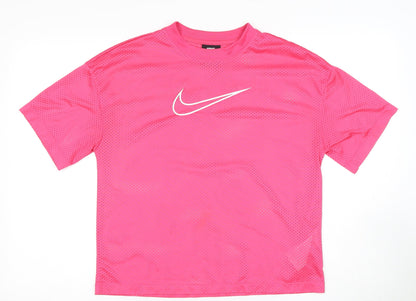 Nike Women’s Pink Athletic T-Shirt Size S - Breathable Mesh