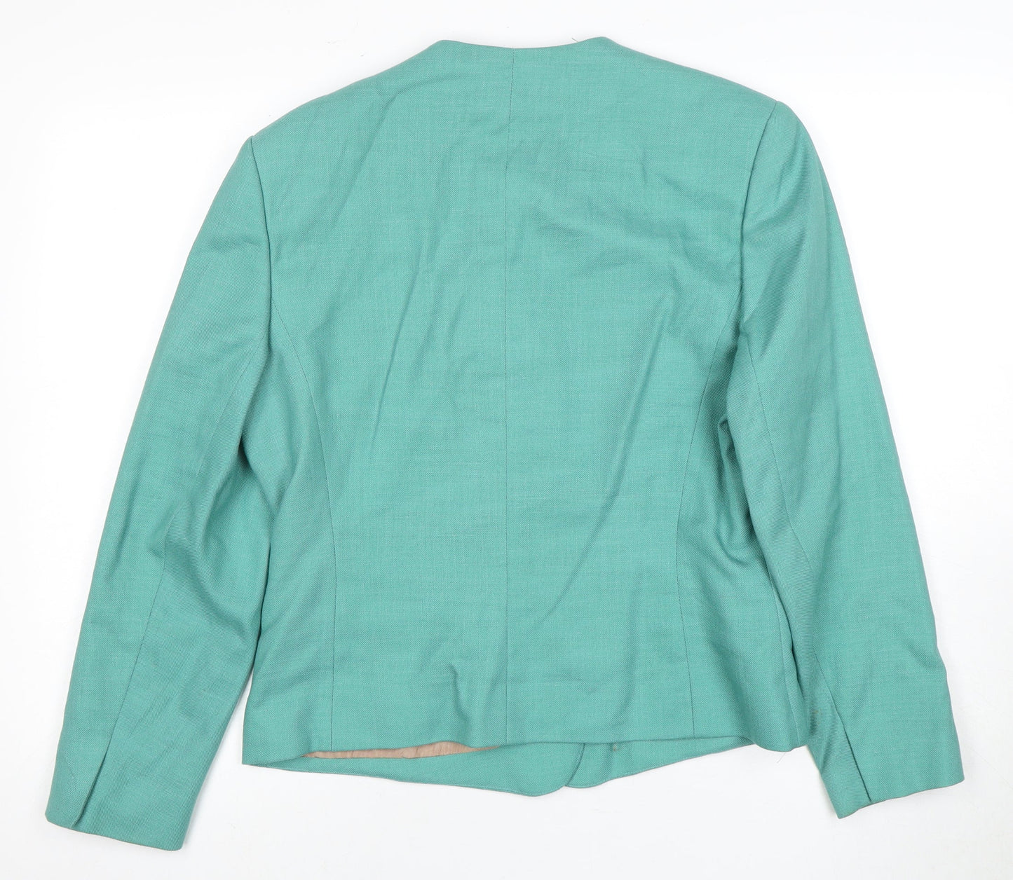 Viyella Women's Green Blazer Jacket, Size 12, Lined