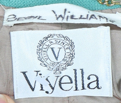 Viyella Women's Green Blazer Jacket, Size 12, Lined