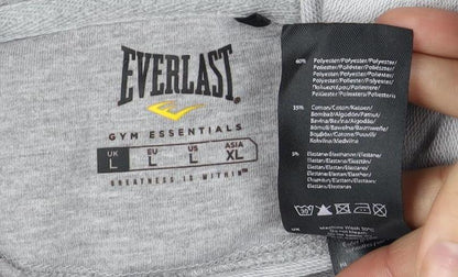 Mens UK Size L Everlast Grey Pullover Hoodie