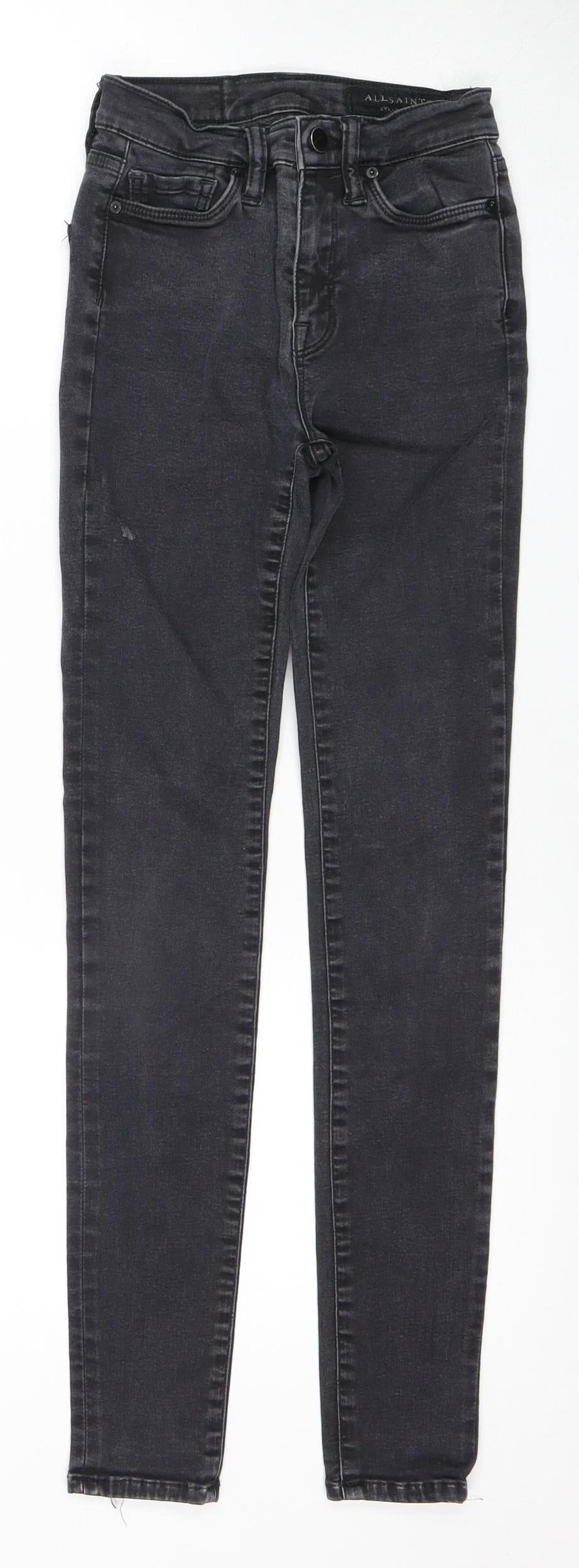 AllSaints Women's Black Skinny Jeans Size 4