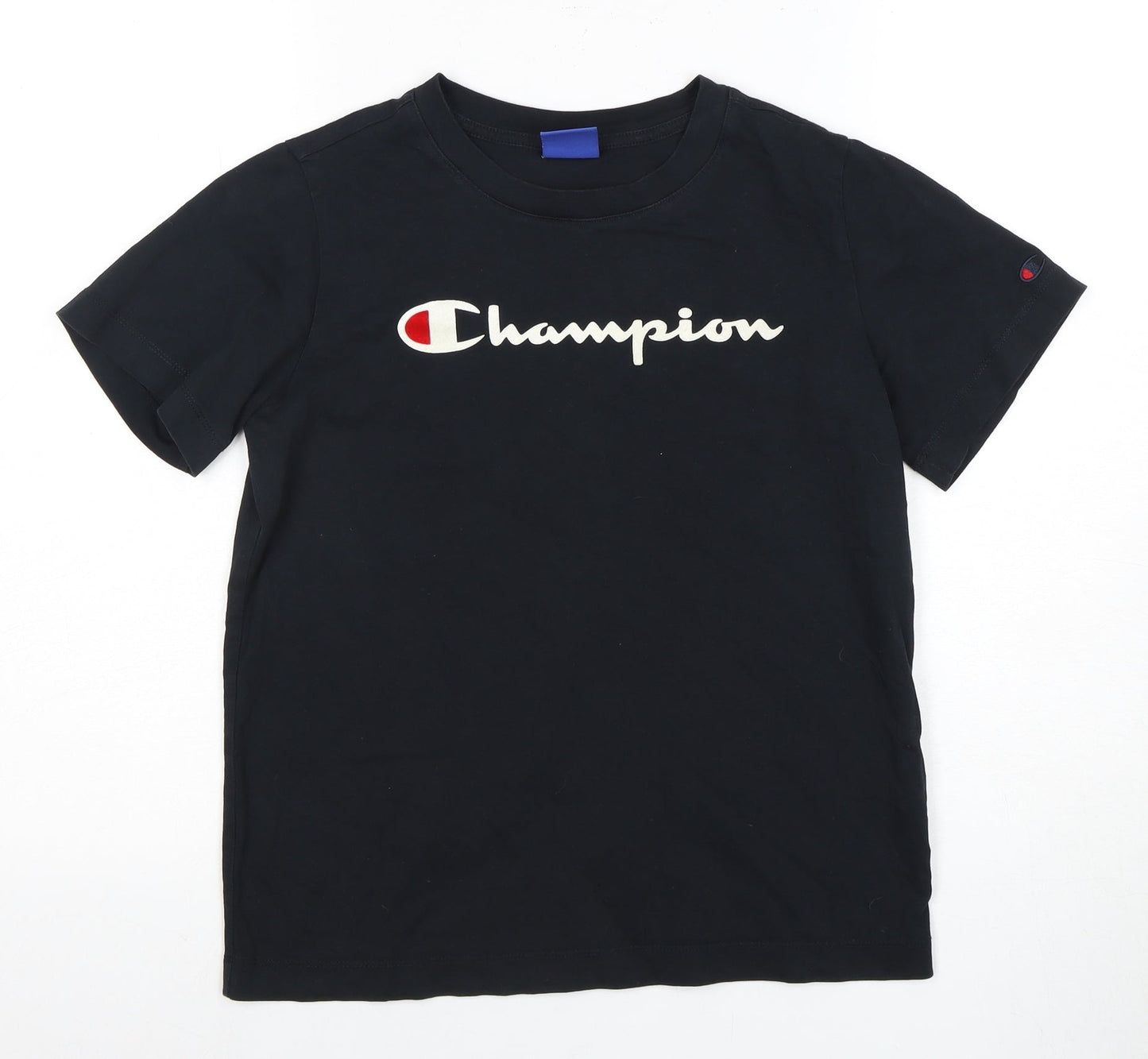 Mens UK Size S Champion Black  T-Shirt