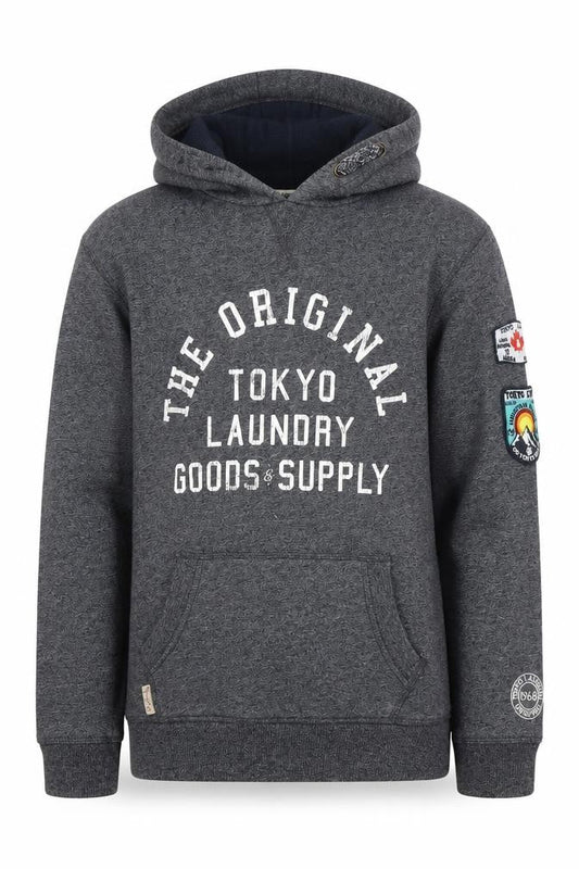 Tokyo Laundry Boys Grey Pullover Hoodie 11 Years