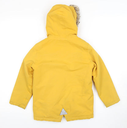 Gelert Boys Yellow Parka Jacket, 11 Years, Winter Hooded