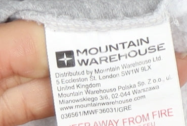 Mountain Warehouse Boys Grey Full Zip Hoodie 9-10 Years