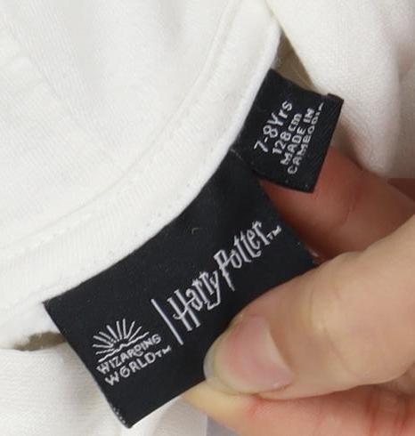 Jay Jays Girls White Harry Potter Hoodie 7-8 Years