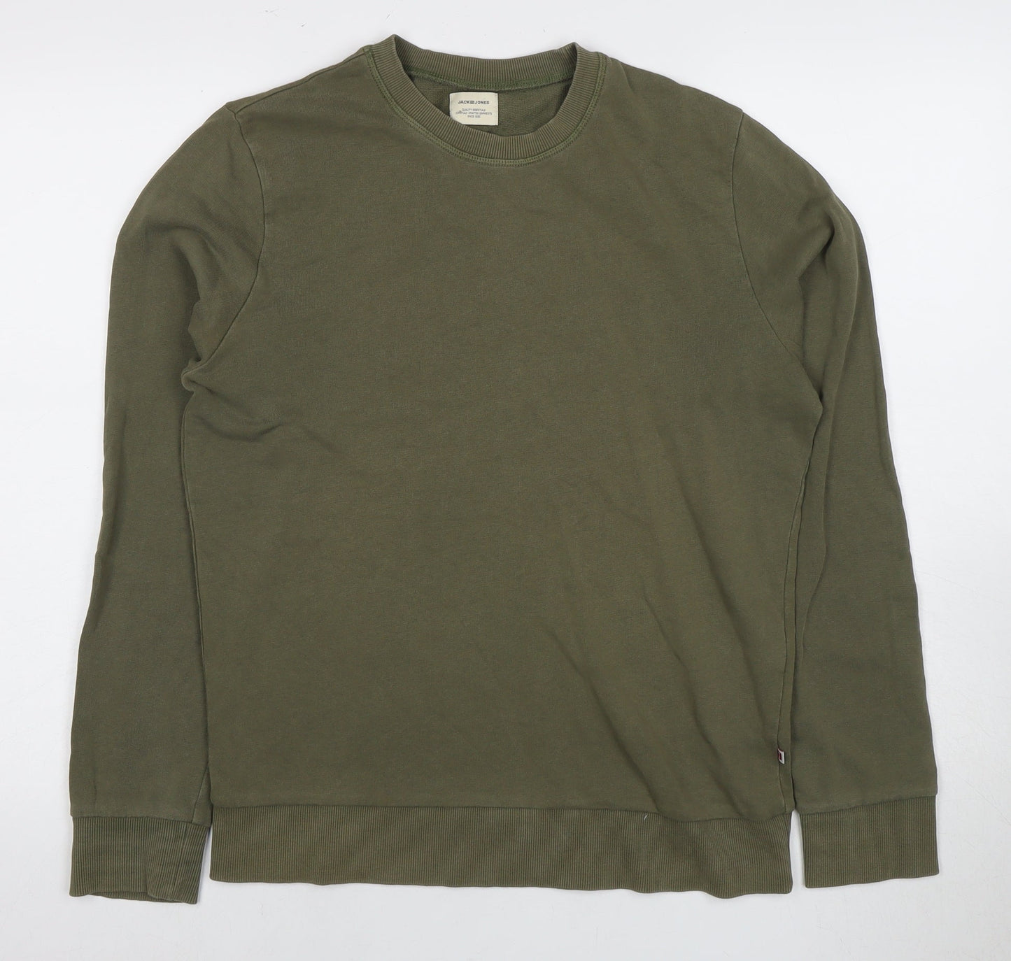 Mens UK Size S JACK & JONES Green Pullover Sweatshirt