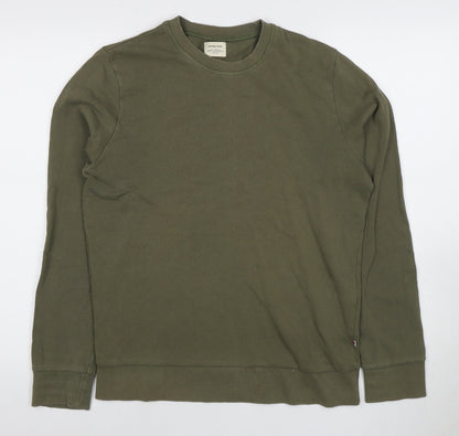 Mens UK Size S JACK & JONES Green Pullover Sweatshirt