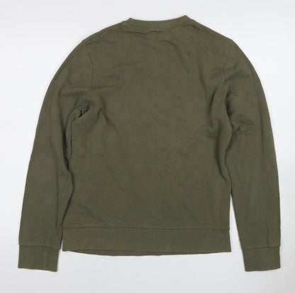 Mens UK Size S JACK & JONES Green Pullover Sweatshirt