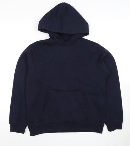 Kangaroo Poo Boys Blue Pullover Hoodie, Age 13, Casual Fleece