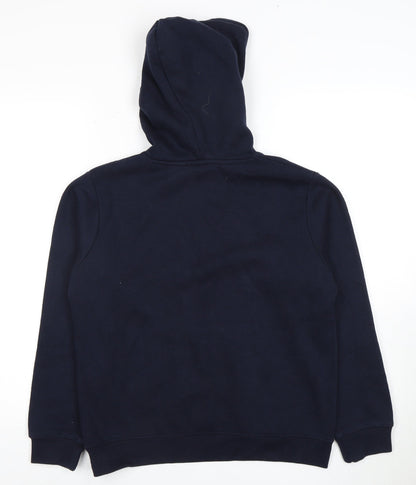 Kangaroo Poo Boys Blue Pullover Hoodie, Age 13, Casual Fleece