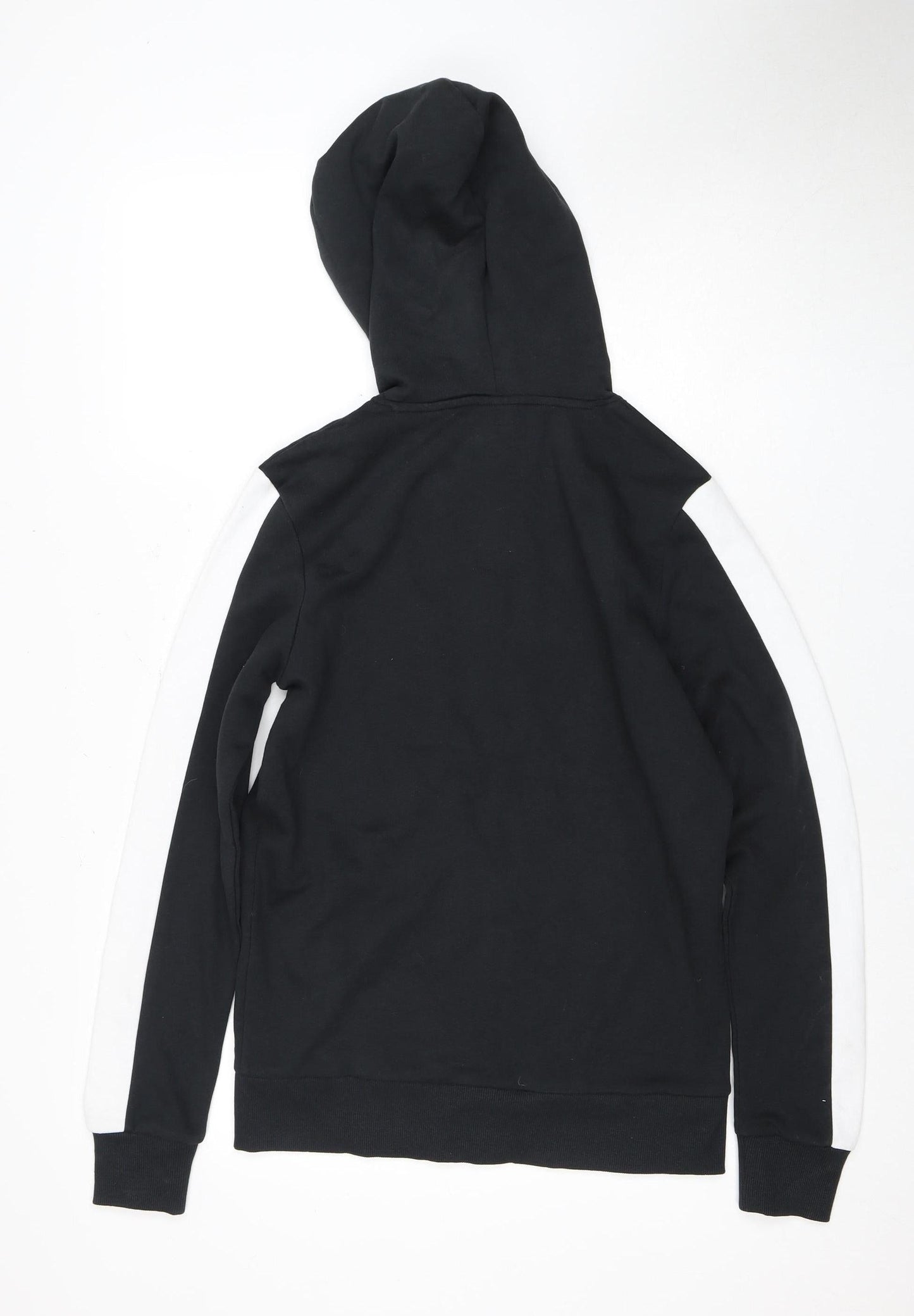 Mens UK Size XS JACK & JONES Black Full Zip Hoodie