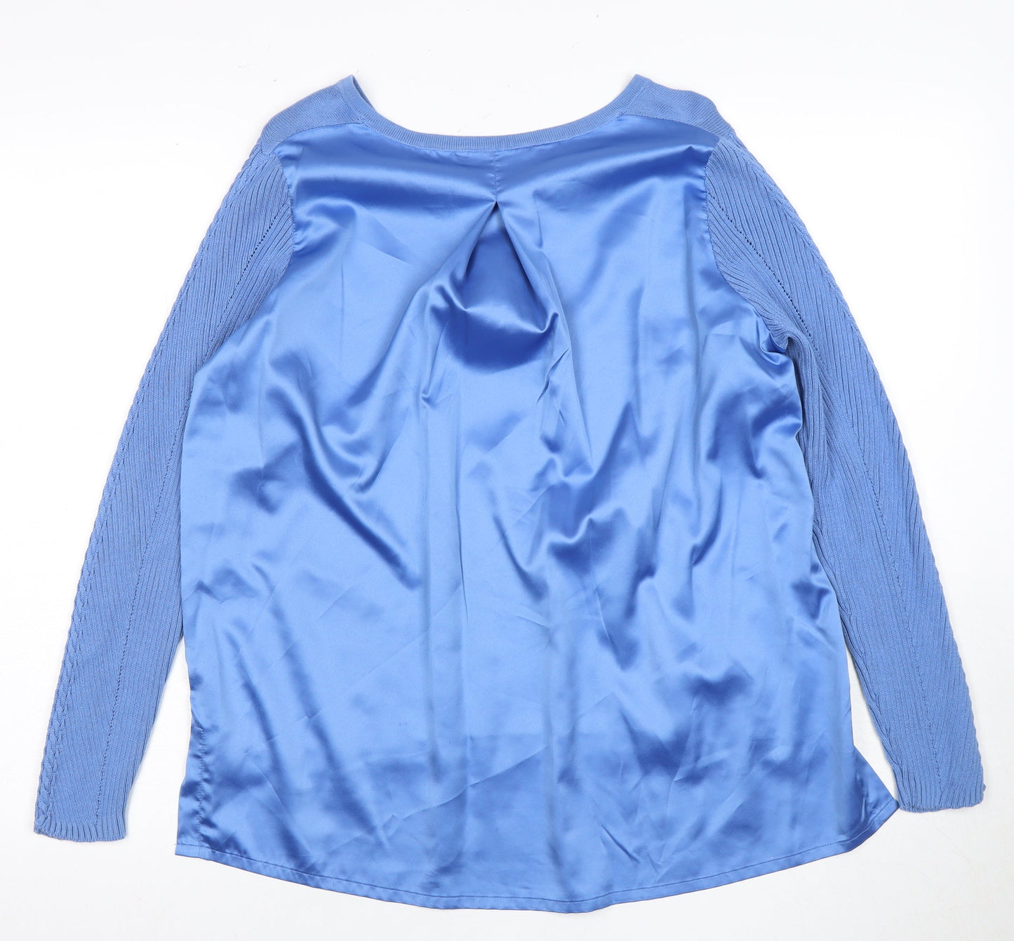 Laura Ashley Women's Blue Long Sleeve Top, Size 10