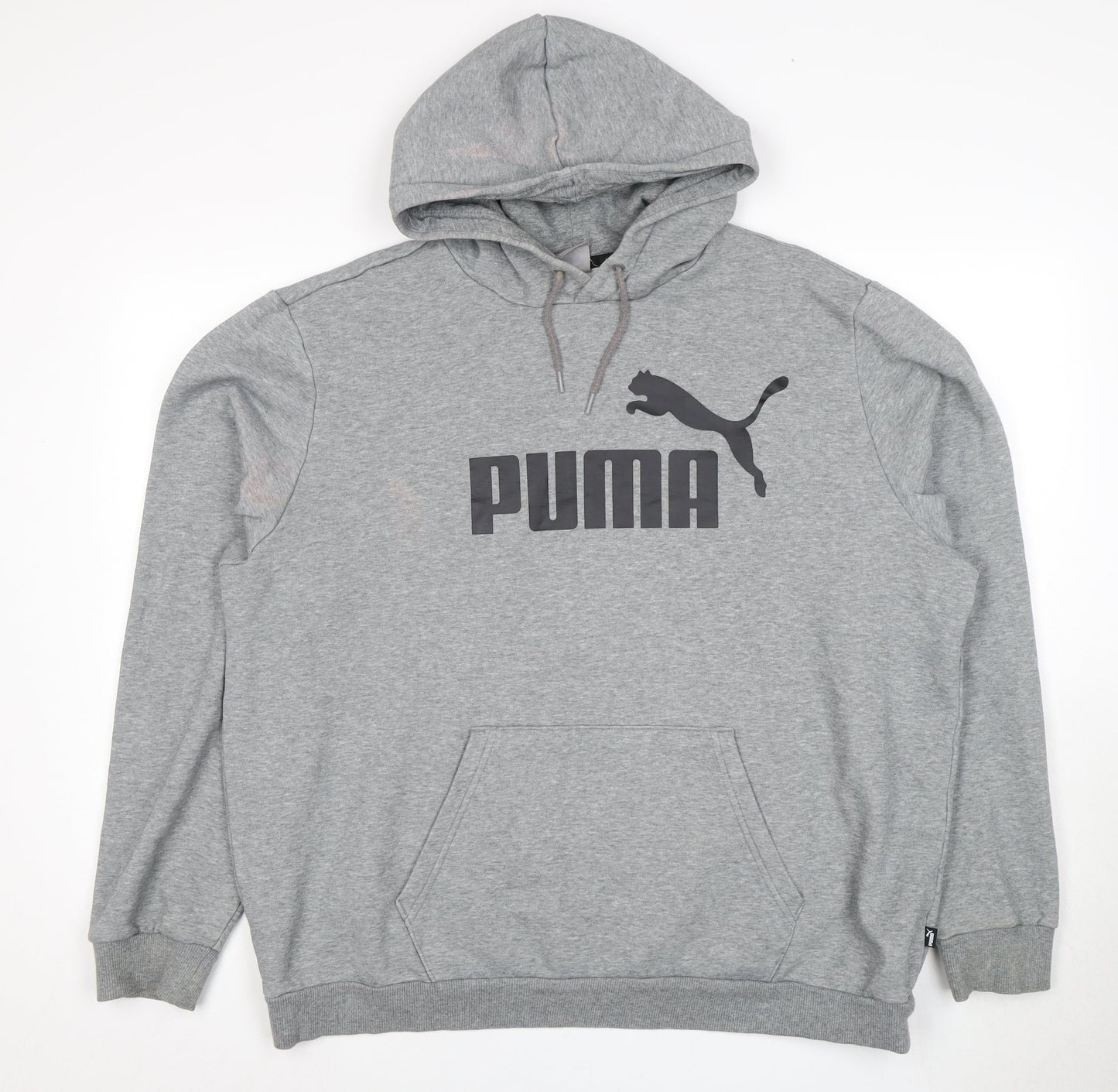 Mens UK Size 2XL PUMA Grey Pullover Hoodie