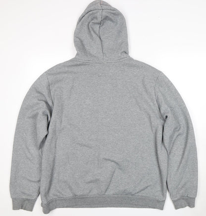 Mens UK Size 2XL PUMA Grey Pullover Hoodie